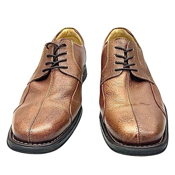 Belvedere Bay Bridge Men’s Oxford Shoes Brown Leather 10 3E Made in Brazil - Picture 8 of 11